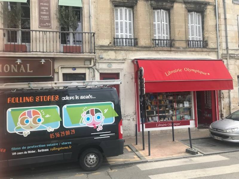 Rentoilage de store Banne - Librairie aux Chartrons