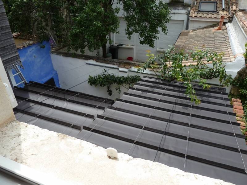 VELUM SUR CABLES INOX